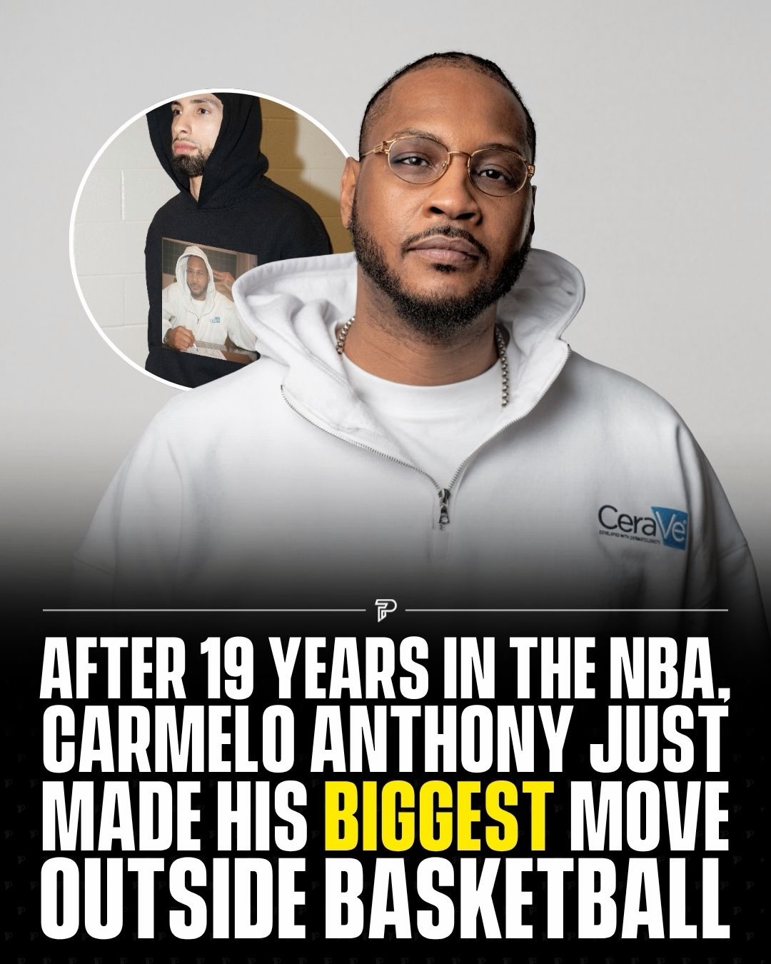 The post: after 19 years in the NBA, Carmelo Anthony just made his biggest move outside basketball