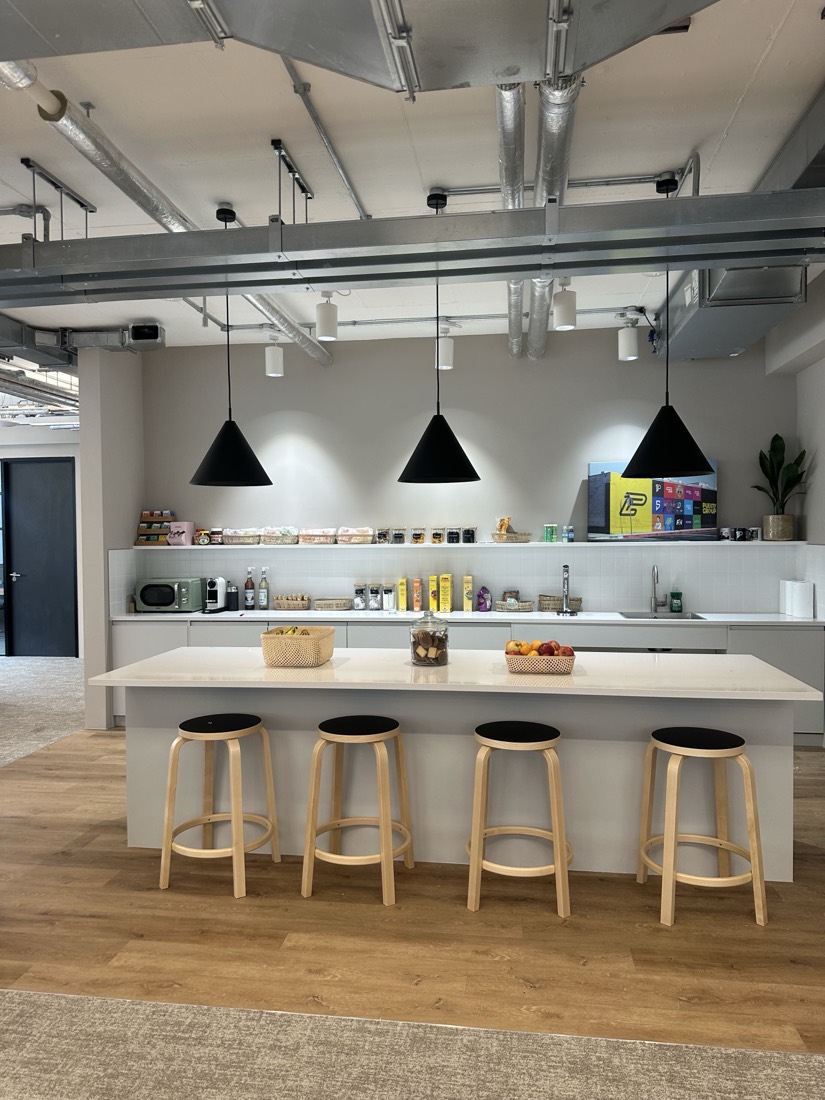 The office kitchen